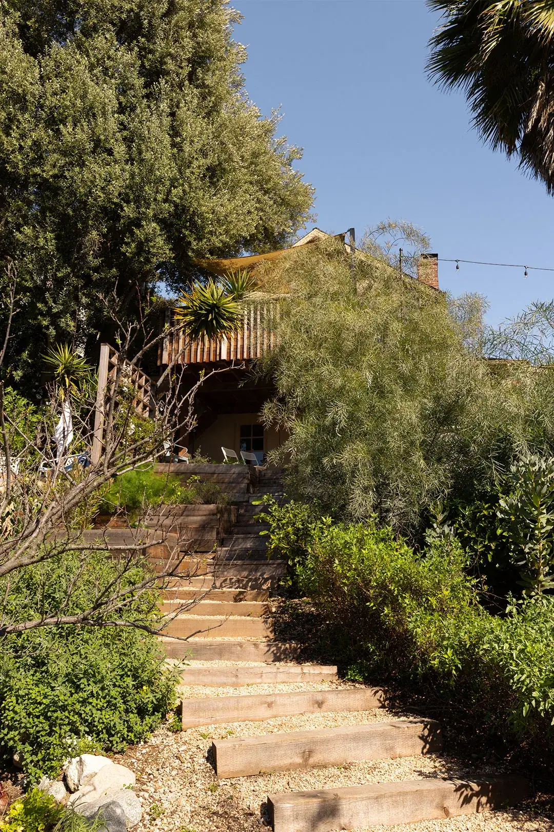 A Handbuilt Outdoor Oven and Wood-Clad Hot Tub Steal the Show in This L.A. Backyard