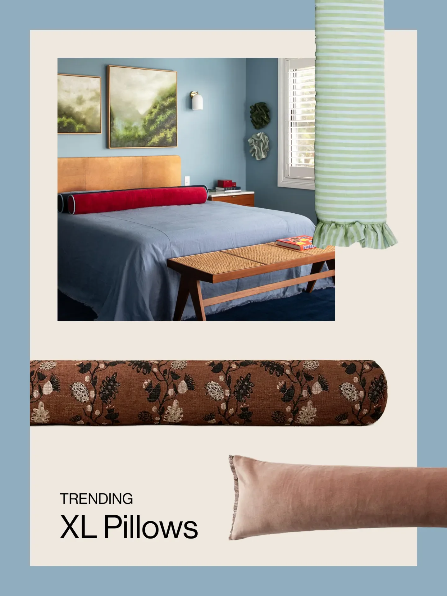 Designers Are Editing Bed Styling Down to a Single Sculptural Pillow