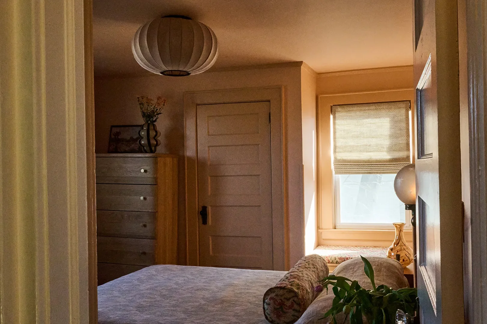 Inside a Primary Suite Remodel Where the Bathroom Shrank So the Room Could Breathe