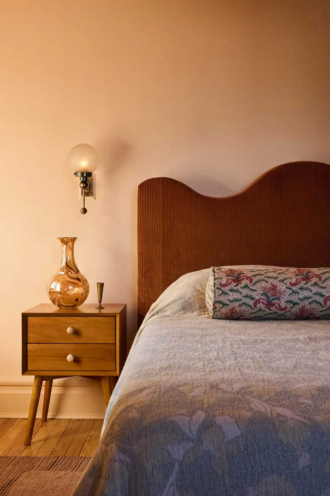 Inside a Primary Suite Remodel Where the Bathroom Shrank So the Room Could Breathe