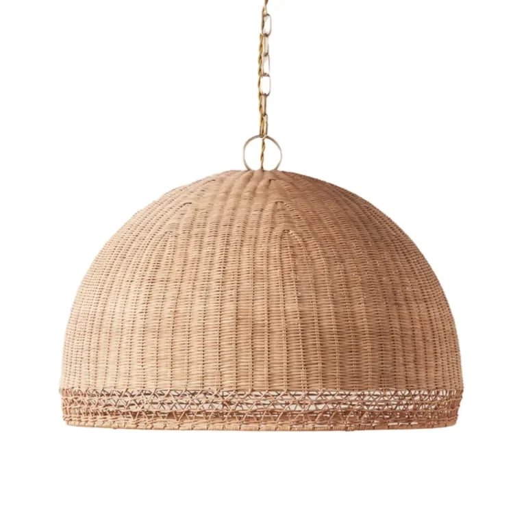Why Oversize Wicker Pendant Lamps Are the Statement Lighting Designers Actually Want