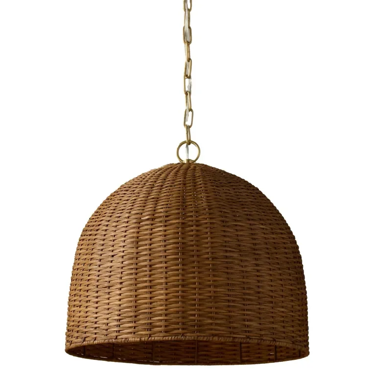 Why Oversize Wicker Pendant Lamps Are the Statement Lighting Designers Actually Want