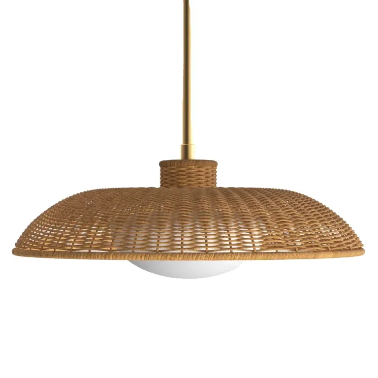 Why Oversize Wicker Pendant Lamps Are the Statement Lighting Designers Actually Want