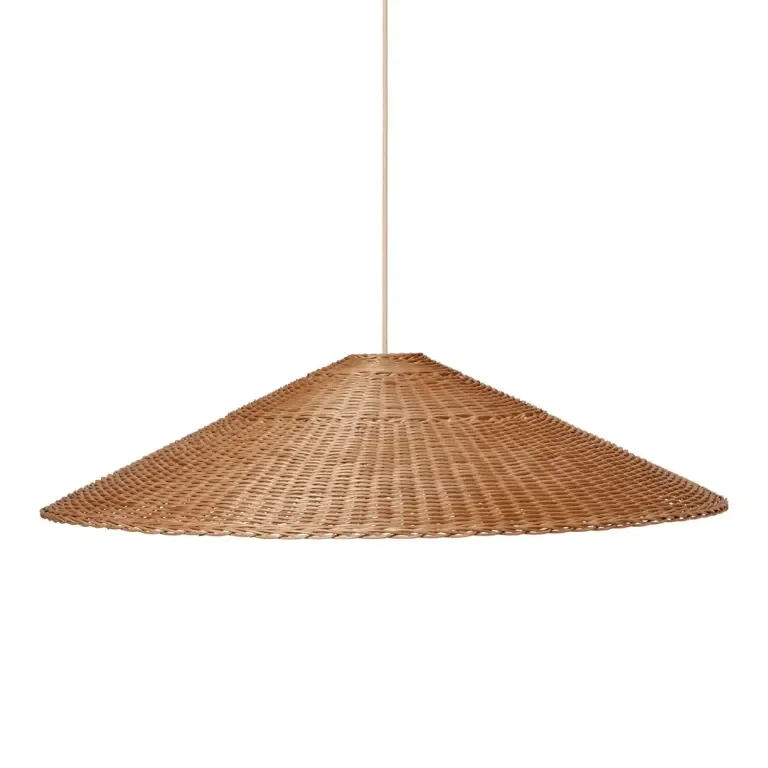Why Oversize Wicker Pendant Lamps Are the Statement Lighting Designers Actually Want