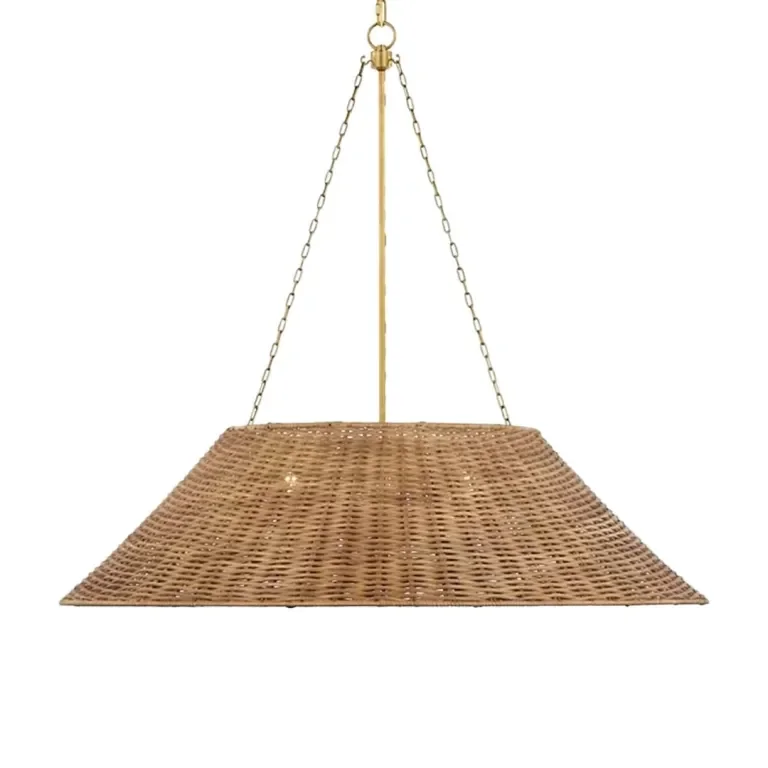Why Oversize Wicker Pendant Lamps Are the Statement Lighting Designers Actually Want