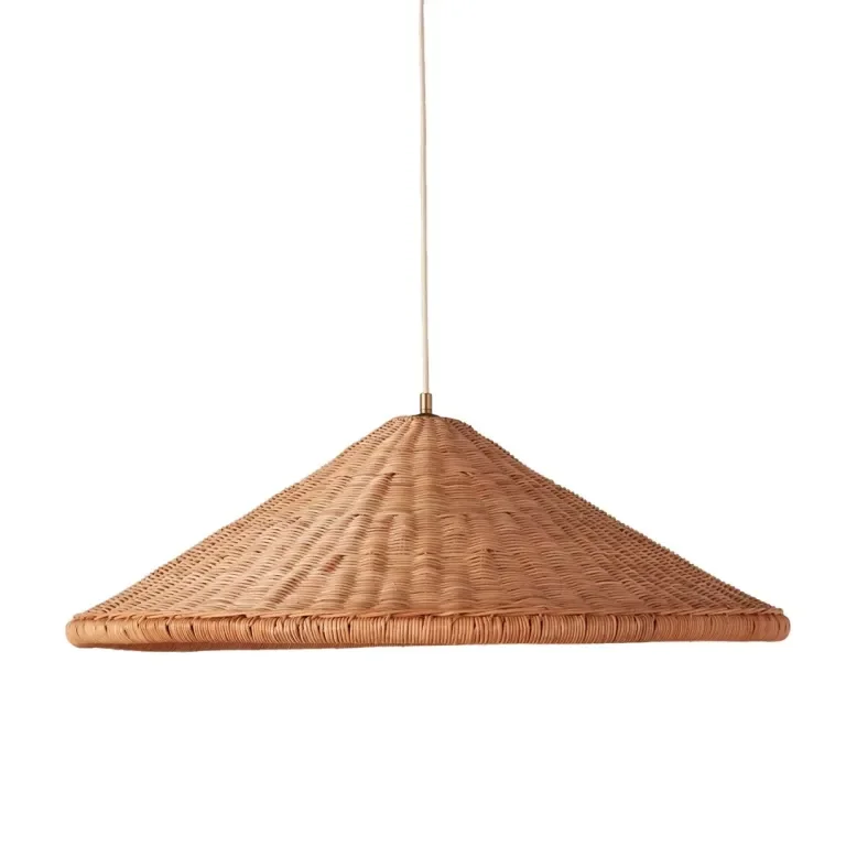 Why Oversize Wicker Pendant Lamps Are the Statement Lighting Designers Actually Want