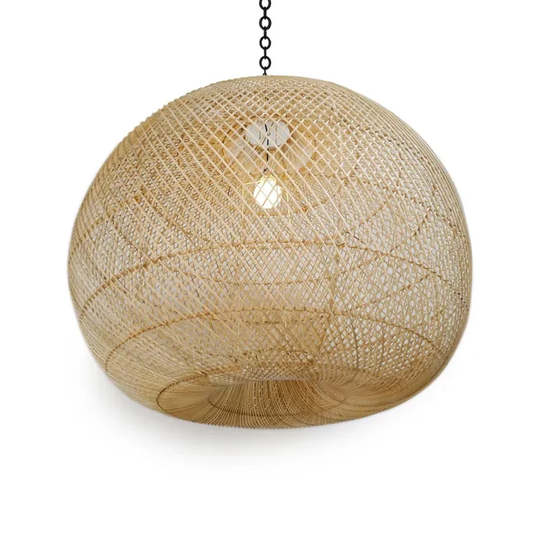 Why Oversize Wicker Pendant Lamps Are the Statement Lighting Designers Actually Want
