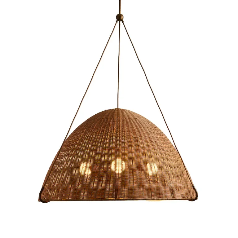 Why Oversize Wicker Pendant Lamps Are the Statement Lighting Designers Actually Want