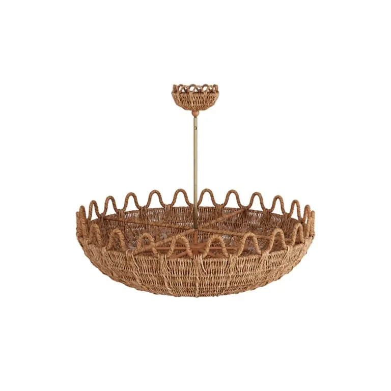 Why Oversize Wicker Pendant Lamps Are the Statement Lighting Designers Actually Want