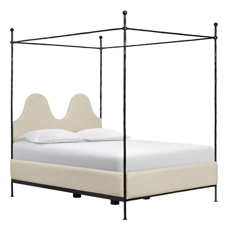 Sarah Sherman Samuel’s Trick for Making a Canopy Bed Feel Custom-Made